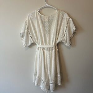 Elegant White Lace Dress